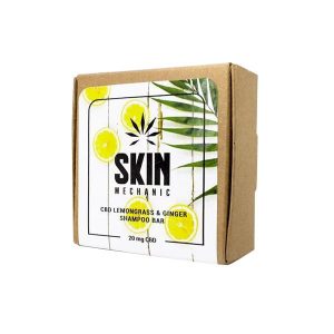 Skin Mechanic 20mg CBD Lemongrass & Ginger Shampoo Bar 100g