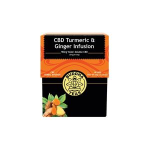 Buddha Teas CBD Turmeric Ginger Tea Bags 5mg
