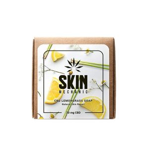Skin Mechanic 20mg CBD Lemongrass & Ginger Soap 100g