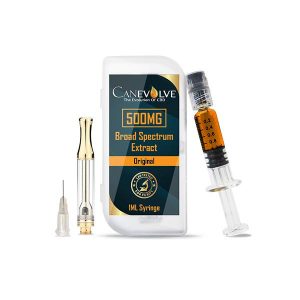 Canevolve 500mg CBD Cannabis Extract Syringe 1ml