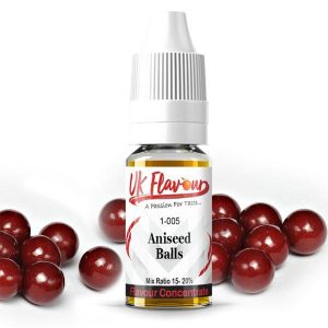 10 x 10ml UK Flavour Sweets Range Concentrate 0mg  (Mix Ratio 15-20%)