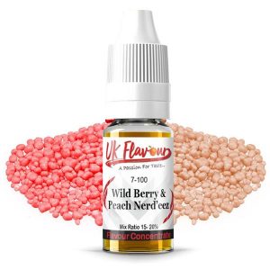 10 x 10ml UK Flavour Nerd Range Concentrate 0mg (Mix Ratio 15-20%)