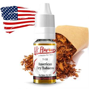 10 x 10ml UK Flavour Tobacco Range Concentrate 0mg (Mix Ratio 15-20%)