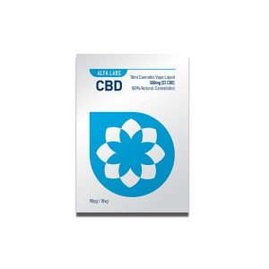 Alfa Labs 500mg CBD Vaping Liquid 10ml (90PG-10VG)