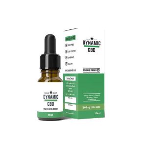 Dynamic CBD 6% 600mg CBD Organic Hemp Seed Oil 10ml
