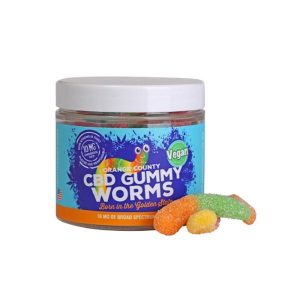 Orange County CBD 25mg Gummy Worms - Small Pack