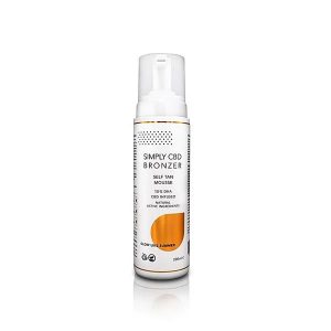 Simply CBD Bronzer 75mg CBD Spray Tanning Mousse 200ml