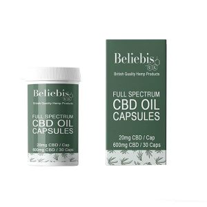 Beliebis 600mg CBD Oil Capsules - 30 Caps