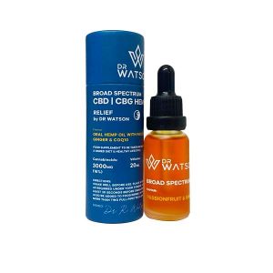 Dr Watson 4000mg CBD + CBG Broad Spectrum Oil 20ml - Goodnight