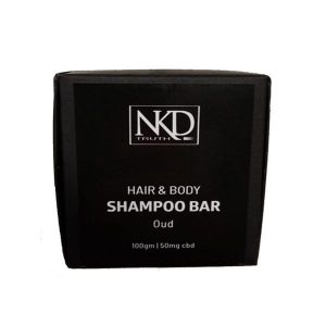 NKD 50mg CBD Speciality Body & Hair Shampoo Bar 100g - Oud