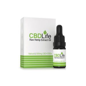 CBDLife 500mg CBD + CBDa Raw Hemp Extract Oil 10ml