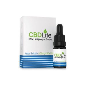 CBDLife 400mg CBD Raw Hemp Aqua Drops 10ml