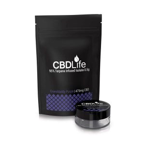 CBDLife 95% CBD Terpene Infused Isolate 0.5g