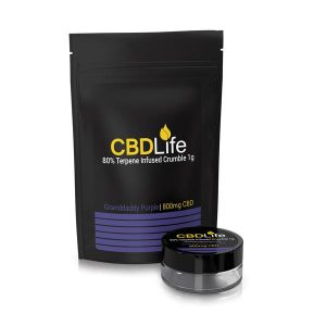 CBDLife 800mg CBD Terpene Infused Broad Spectrum Crumble 1g