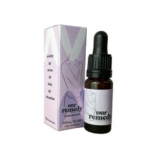 Our Remedy 1000mg Natural CBD Oil 10ml - Pretty Peaceful