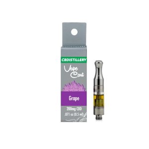 CBDistillery 200mg CBD Vape Cartridge - Grape (Special Offer!)