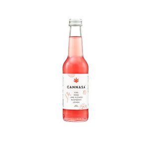 12 x Cannasa botanical 2.5mg CBD Infused Drink 275ml - Rose & Raspberry