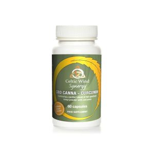 Celtic Wind Crops 1200mg CBD, Canna-Curcumin - 60 Caps